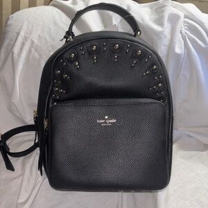 Kate spade larchmont avenue studded black mini Nicole backpack